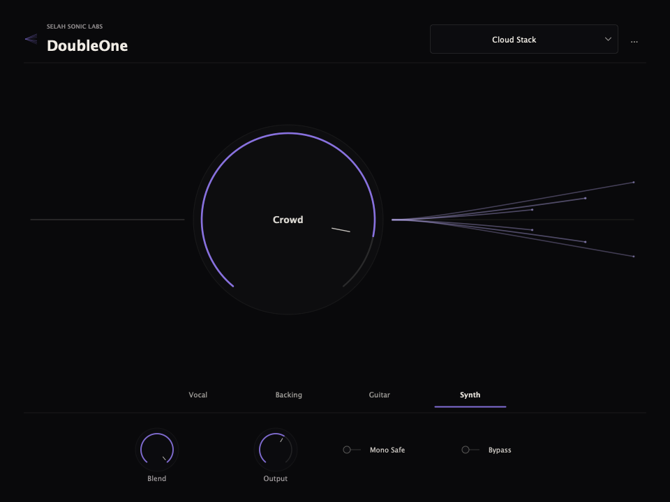 Double One interface