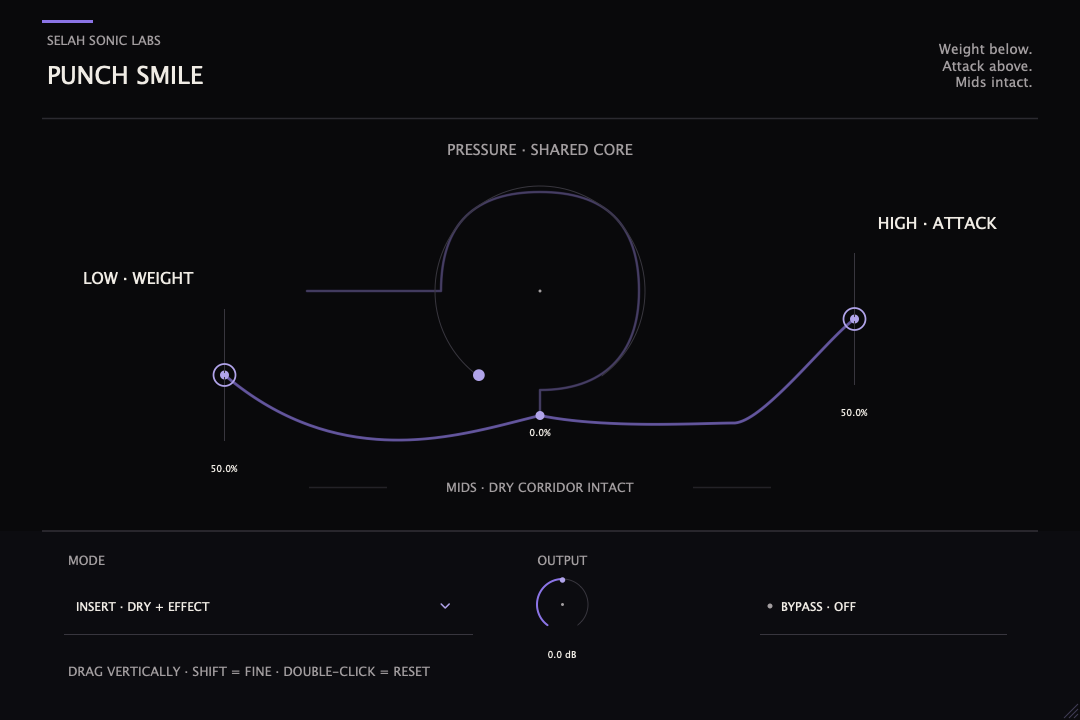 Punch Smile interface